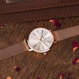 daniel klein Women DK11695-2 Analogue Watch with Butterfly Clasp image 1