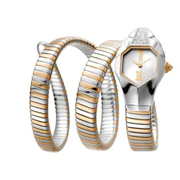 just cavalli JC1L022M0075 Analogue Watch with Stainless Steel Strap image 1