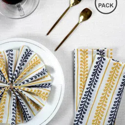 ratancart Set of 6 Printed Napkins image 1