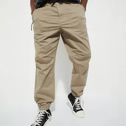 max Men Elasticated Waist Joggers with Insert Pockets image 1