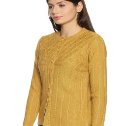 clapton Women Self Design Cardigan image 1