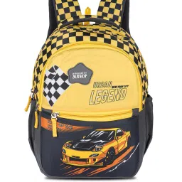 priority Boys Car Printed School Backpack -25L image 1