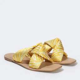 outryt by azorte Women Printed Slip-On Sandals image 1