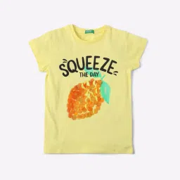 united colors of benetton Graphic Print Crew-Neck T-shirt image 1