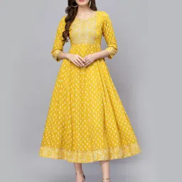 stylum Embroidered Anarkali Kurta with Tie-Up image 1