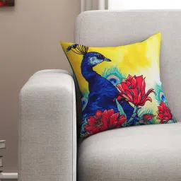 sej by nisha gupta Graphic Print Cushion Cover 16" x 16" image 1