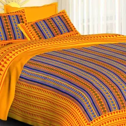 uniqchoice 150 TC Double Bedsheet with 2 Pillow Covers image 1