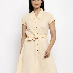 enchanted drapes Women A-Line Dress with Short Sleeves image 1