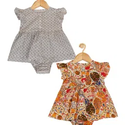 creative kid's Pack of 2 Paisley Print Round-Neck Dress image 1