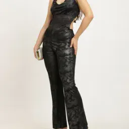 Shein Cute Halter Neck Sleeveless Back Tie-Up Jumpsuit-image-10