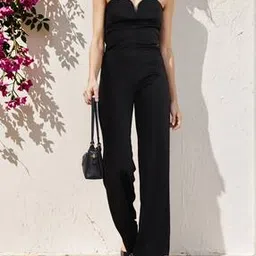Shein Strapless Notched Front High Rise Jumpsuit-image-46