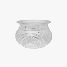 srijagdamba pearls dealer 800 Silver Kalash For Pooja image 1