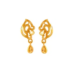 p.c. chandra jewellers Yellow Gold Drop Earrings image 1