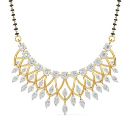 joyalukkas Yellow Gold Diamond-Studded Mangalsutra image 1