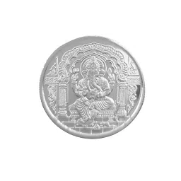 silverspot jewel Silver-Plated Lord Ganesha Coin image 1