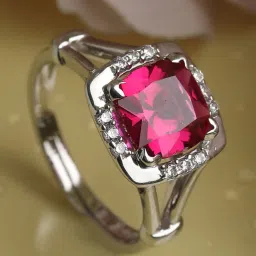 clara 925 Sterling Silver Adjustable Ring image 1
