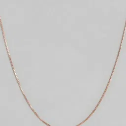 Zavya 925 Sterling Silver Rosegold Chain image 1