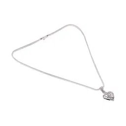 osasbazaar Sterling Silver Khanda Pendant with Chain image 1