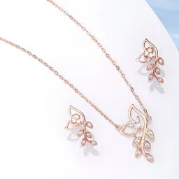 zavya Women Greek Goddess Necklace with Earrings image 1