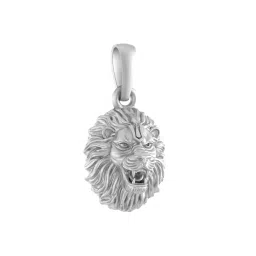 akshat sapphire Sterling Silver Vishnu Narsimha Pendant with Chain image 1
