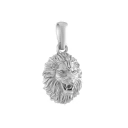 akshat sapphire Sterling Silver Lord Narsimha Pendant image 1