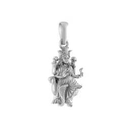 akshat sapphire Sterling Silver Mansa Devi Ji Pendant with Chain image 1