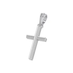 akshat sapphire Sterling Silver God Jesus Chain Pendant image 1