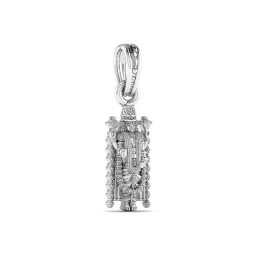 akshat sapphire Sterling Silver Tirupati Bala Ji Pendant with Chain image 1