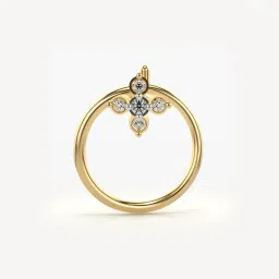 valanova Certified lab grown diamond 14k nosepin image 1