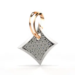 valanova Women Rose Gold Lab Grown Diamond Pendant image 1