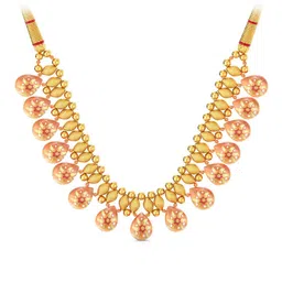 joyalukkas Women Yellow Gold Floral Necklace image 1