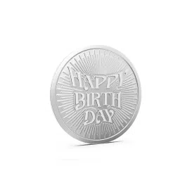 aspect bullion refinery Pure Silver Birthday Coin image 1