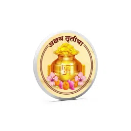 aspect bullion refinery Pure Silver Akshaya Tritiya Coin image 1