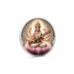 aspect bullion refinery Pure Silver Saraswati Coin image 1