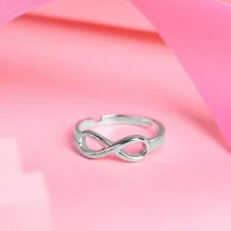 clara Women Sterling Silver Infinity Ring image 1