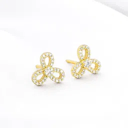 giva Women Golden Trifecta Earrings image 1