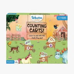 skillmatics Counting Carts Board Game image 1