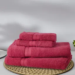 stellar home Set of 4 Cotton Towels image 1