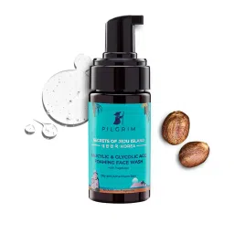 pilgrim Salicylic & Glycolic Acid Foaming Face Wash image 1