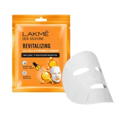 lakme Skin Solutions Sheet Mask Revitalizing with Vitamin C image 1