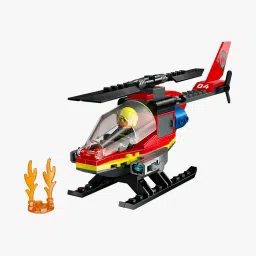 lego City Fire Rescue Helicopter Building Set image 1