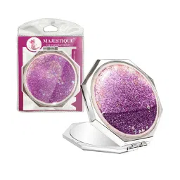 majestique Dual Side Hexaglitter Pocket Mirror image 1