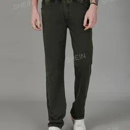 Shein Casual Elasticated Drawstring Waist Trousers with Pockets-picture-13