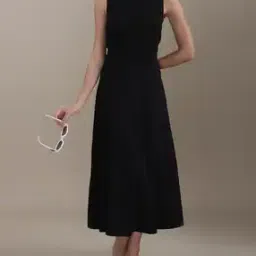 Shein Boat Neck Sleeveless Midi A-Line Dress-picture-51