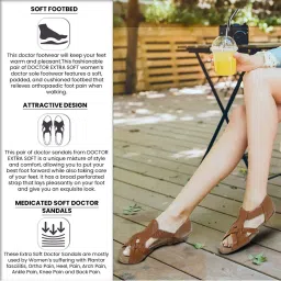 doctor extra soft Slip-on Flat Sandals image 3