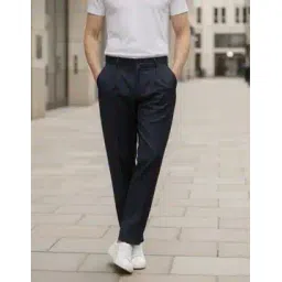 Shein Ankle Length Low Rise Semi-Elasticated Waist Pants-picture-52