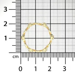 valanova Women Sterling Silver Gold-Plated Lab Grown Diamond Ring image 2