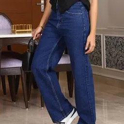 Shein Full Length Light Wash Fly with Button Closure Jeans-picture-52