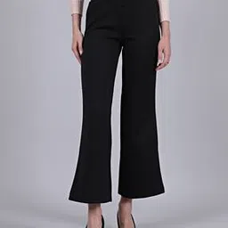 Shein Ankle Length High Rise Boot Fit Trousers-picture-50