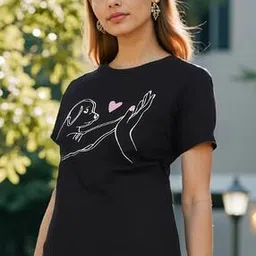 Shein Short Sleeves Graphic Chest Print Relaxed Fit Tshirt-picture-31